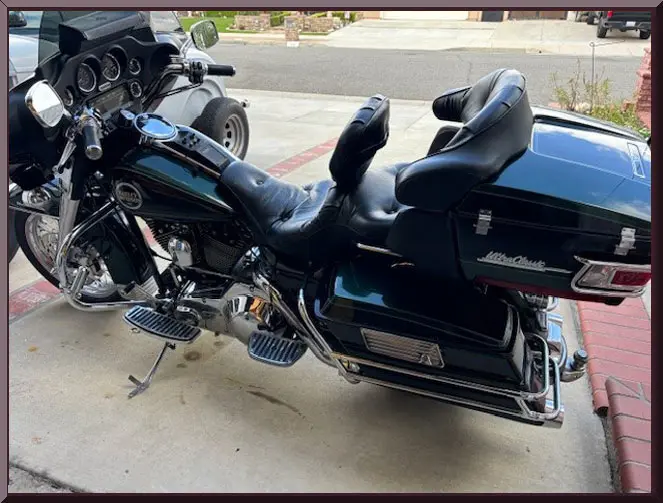 Harley-Davidson motorcycle ready to ride