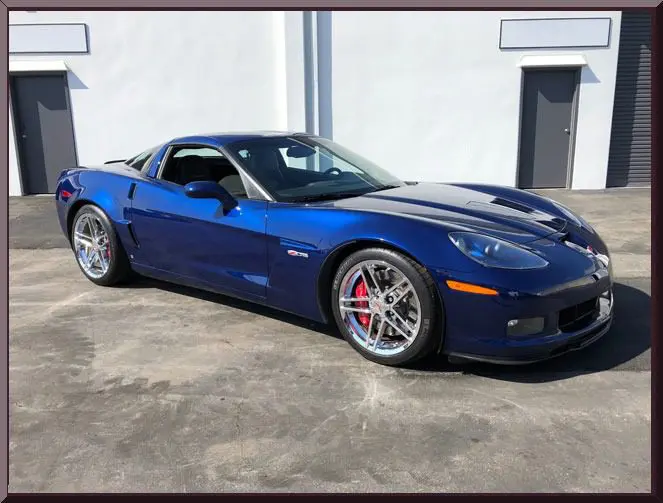 Modern sports car in sunlight