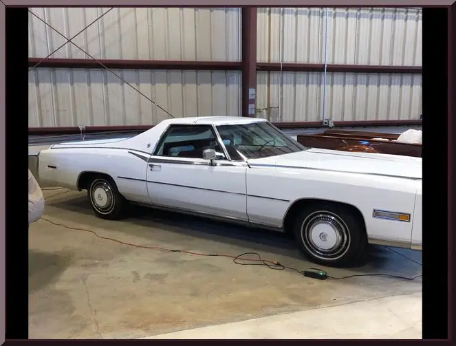 Retro vehicle with white exterior