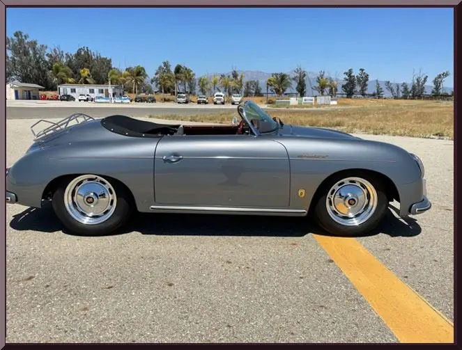 Classic convertible parked outdoors