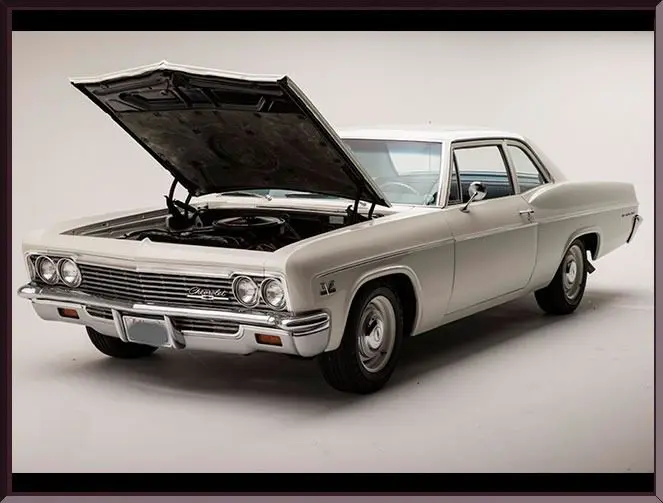 Retro vehicle in studio setting
