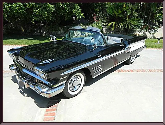 Retro convertible with chrome details