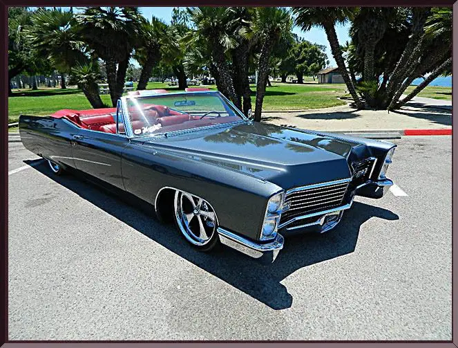 Vintage car with shiny chrome wheels