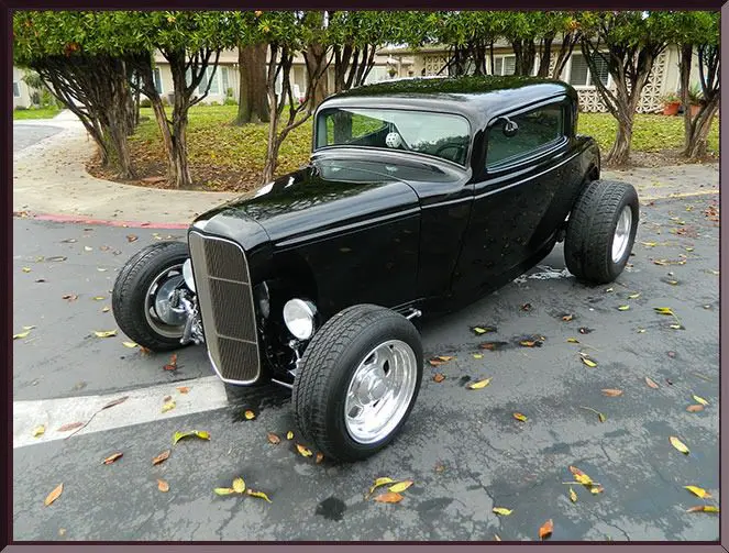 Vintage custom-built automobile